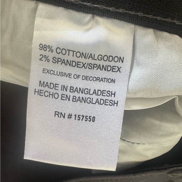 Men's Gray Dress Pants Cotton SZ 32 - Picture 4 of 7